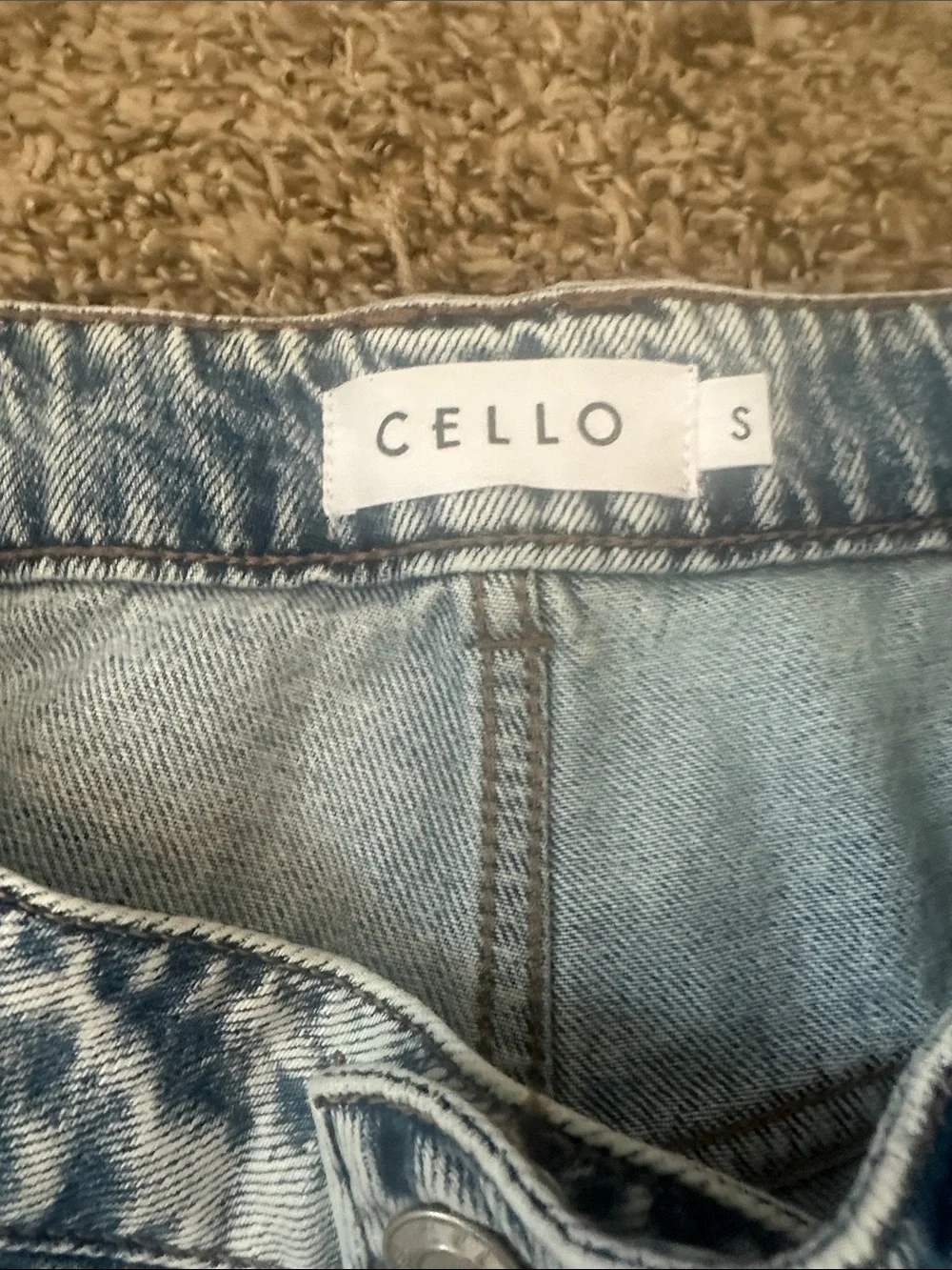 Cello distressed Blue Denim Bermuda Shorts
